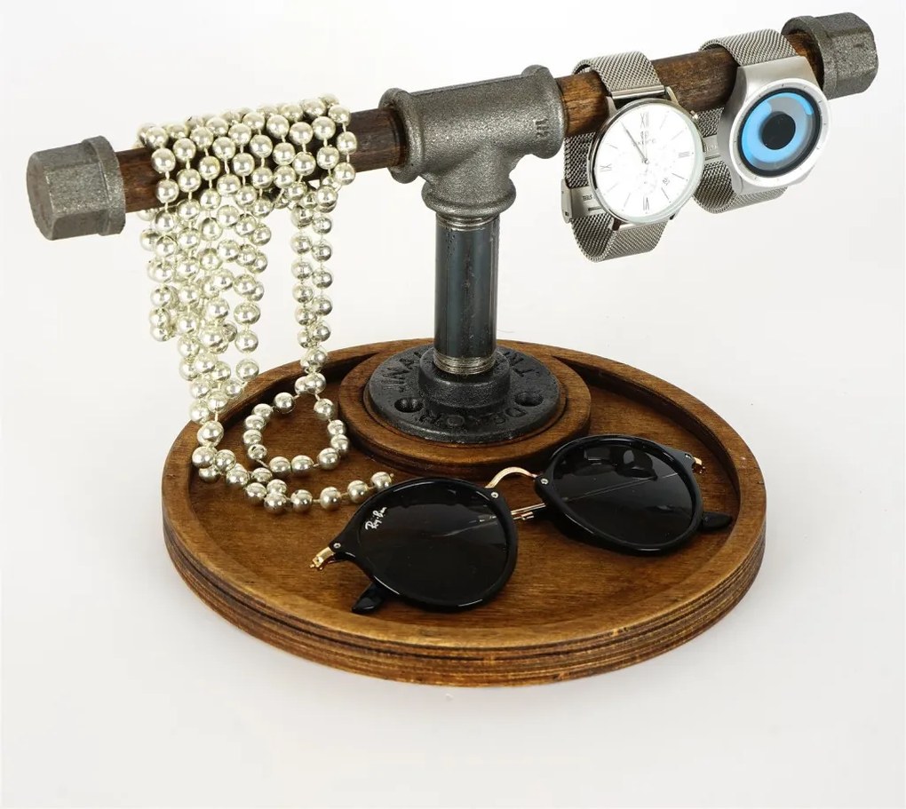 Fa ékszertartó, 33×15 cm