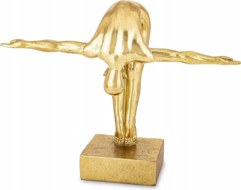 Figura figura férfi Bond arany szobor profi úszó sportoló