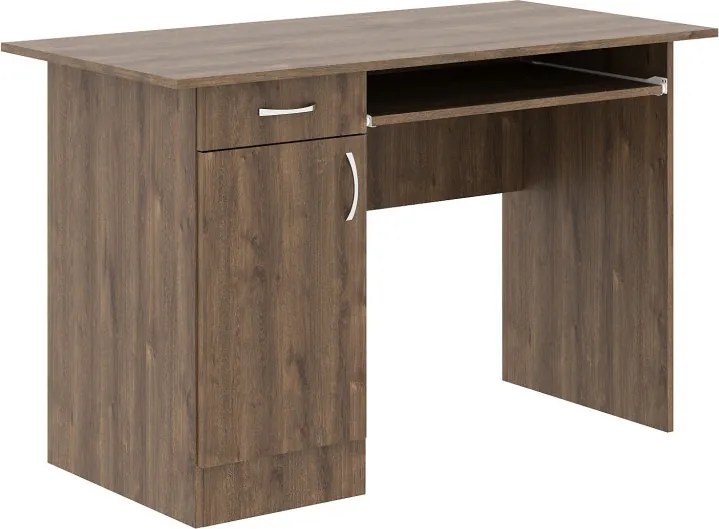 Togo 1 ajtós, 1 fiókos íróasztal, Bronz tölgy, 110 x 60 x 75 cm
