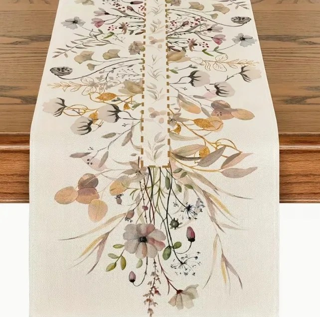 Futópad Virágok És Levelek 183x31 cm