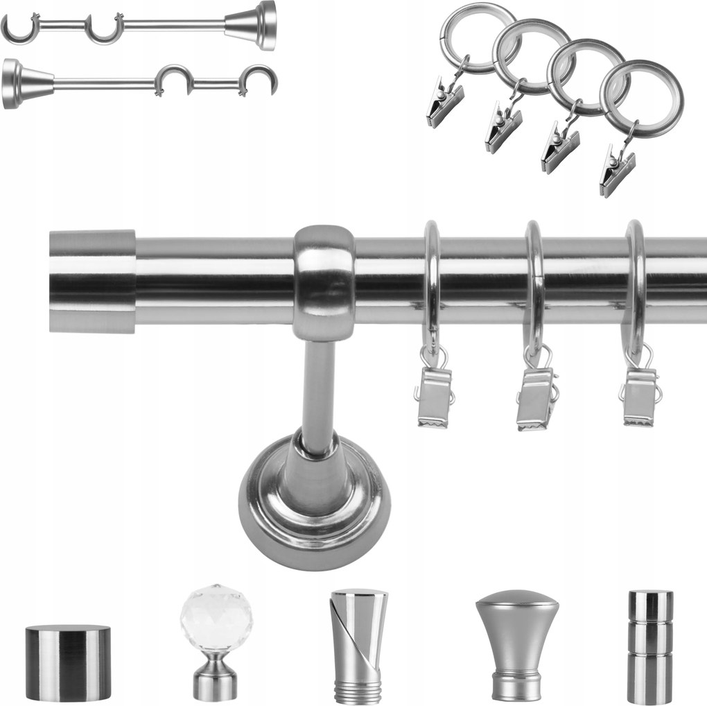 Függönykarnis Szimpla Fém 160 CM 25 MM Békákkal Különböző Színekben