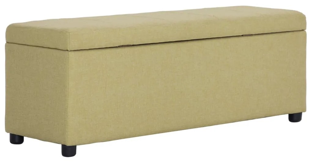 zöld poliészter pad tárolórekesszel 116 cm