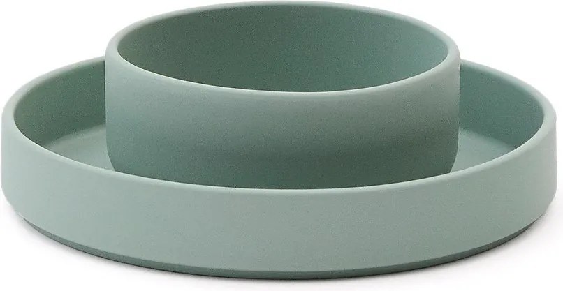 Szilikon gyerek étkészlet 2 db-os Lili – Kave Home