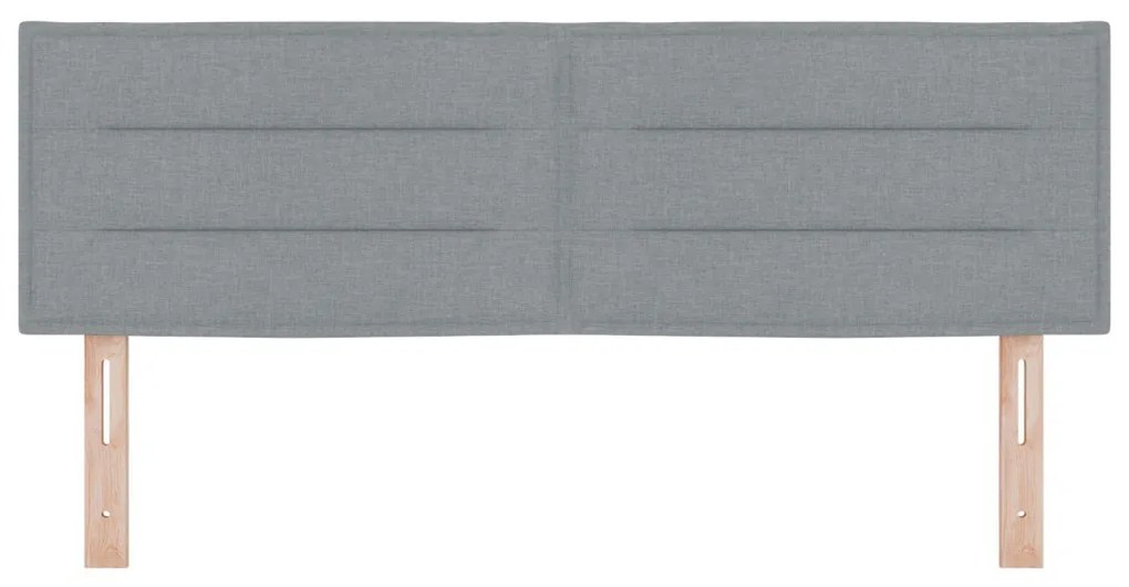 Fejtámla Vonalak Design Világosszürke 160 cm Szövet