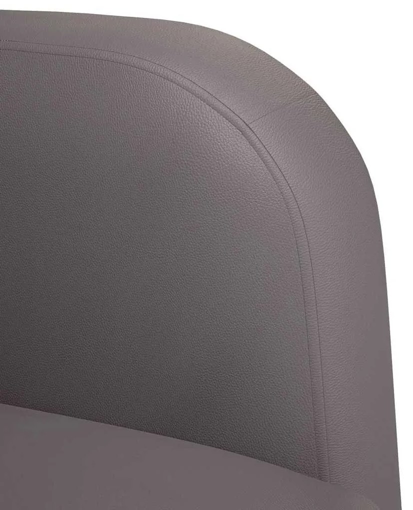 szürke műbőr Loveseat kanapé 110 cm