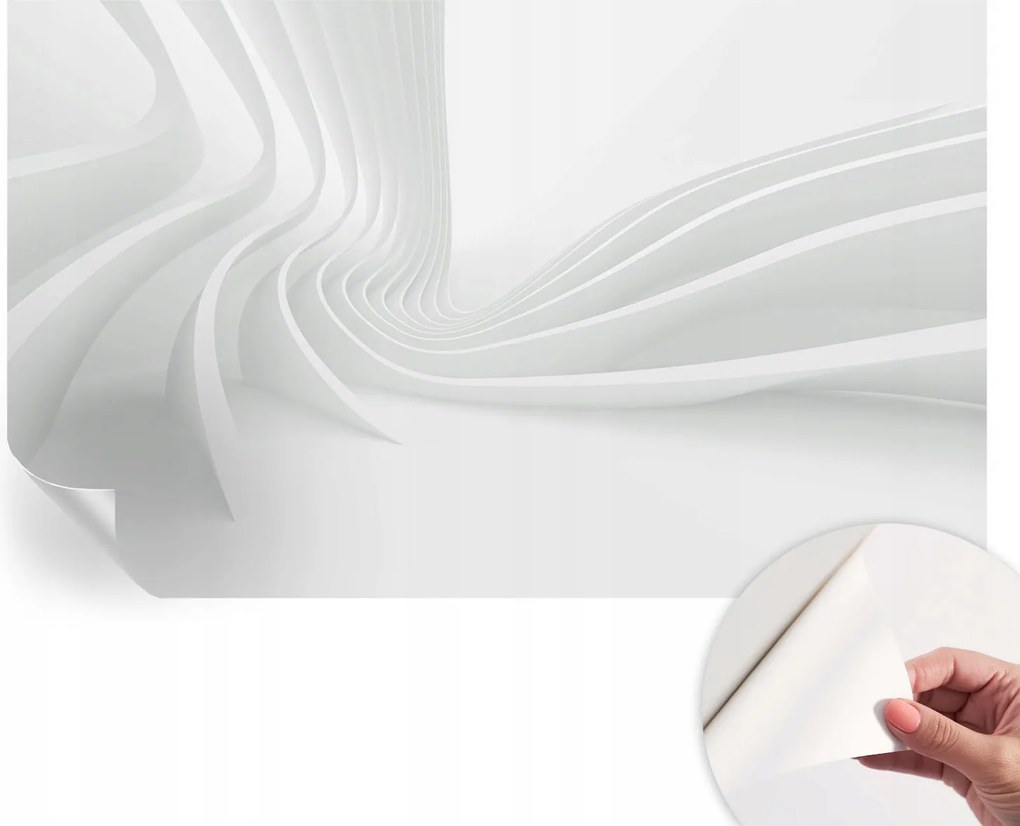 Öntapadós Dekoratív Fotótapéta Hálószobába Folyékony vonalak 416x254 cm