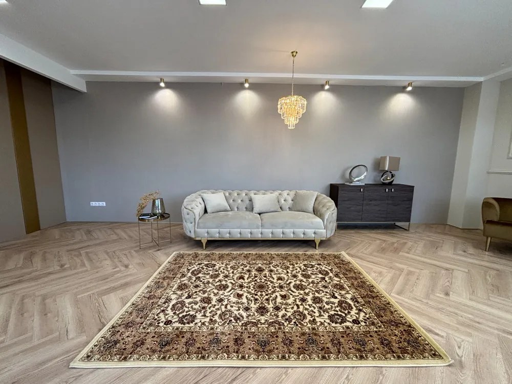 Aristocrat 3958 klasszikus mintájú krém szőnyeg 60x220 cm
