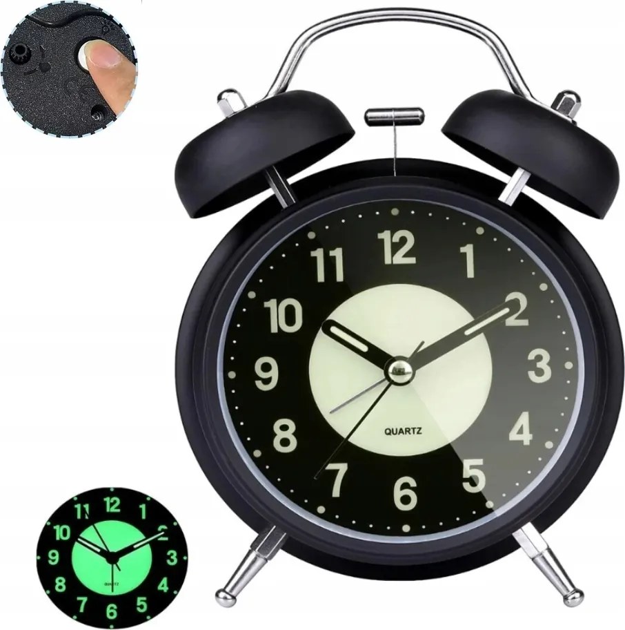 Fluoreszkáló Óra Sötétben Világító Óra Ébresztőóra