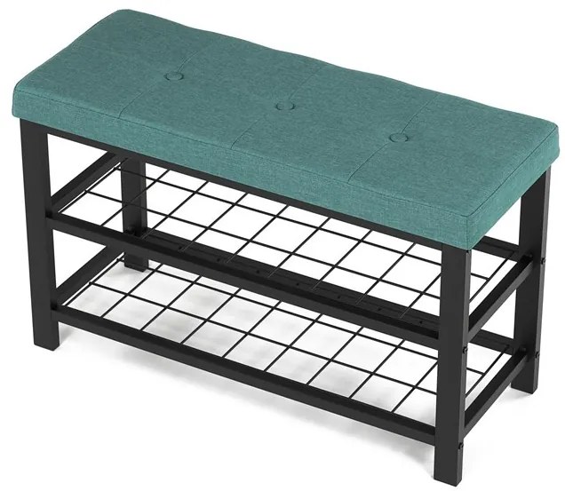 Zöld Fém Cipős Szekrény. ABO-W2015 GRN