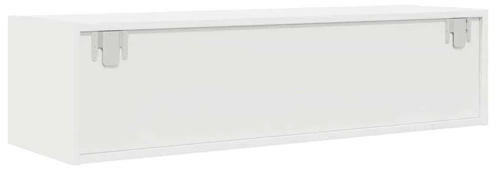 fehér szerelt fa TV-szekrény 100x31x25,5 cm