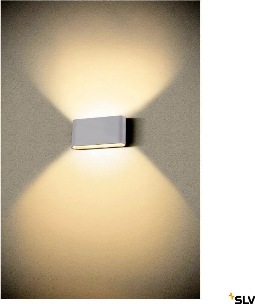 SLV 1007145 OVAL Modern Kültéri Fali Lámpa Fehér LED IP65
