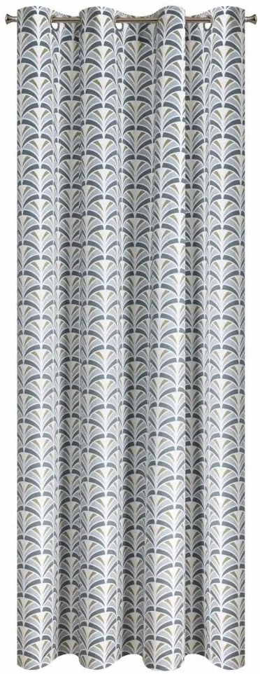 Modern sötétítő függöny geometriai mintával 140 x 250 cm