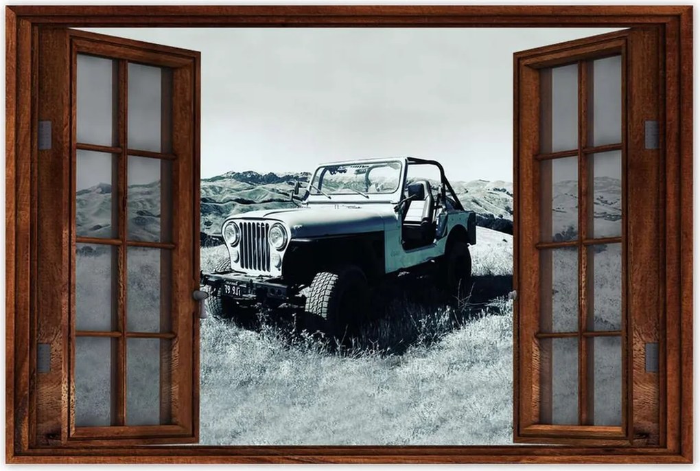 Poszterek 60x40 Jeep Wrangler Retro fotó