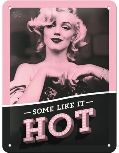 Fém tábla Marilyn Monroe - Some Like It Hot