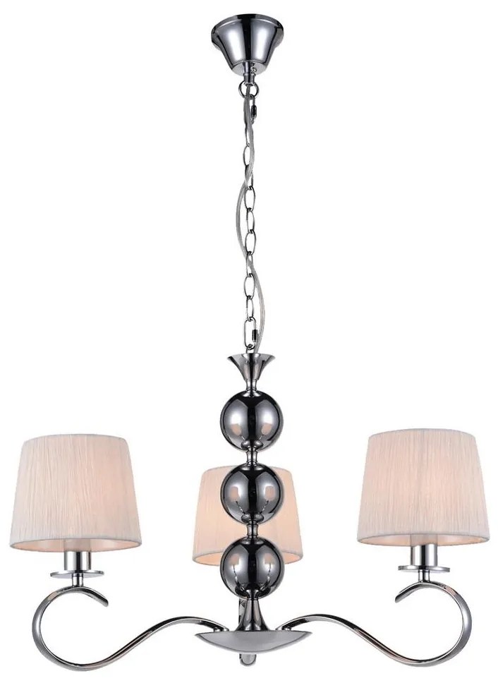 Csillár láncon CLARA 3xE14/40W/230V