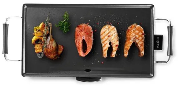 Nedis FCTE110EBK50 - Asztali grill Teppanyaki 2000W/230V
