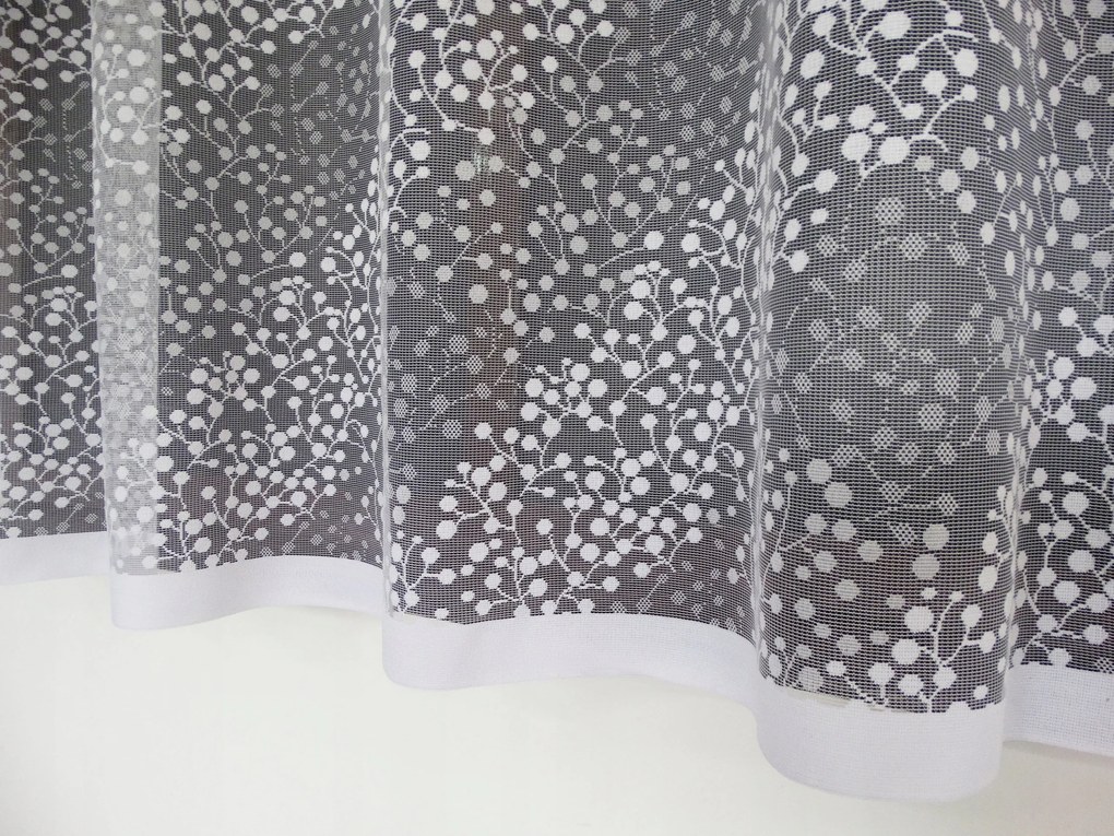 Mg Függöny jacquard 623/794 Fehér 300x250 szalaggal