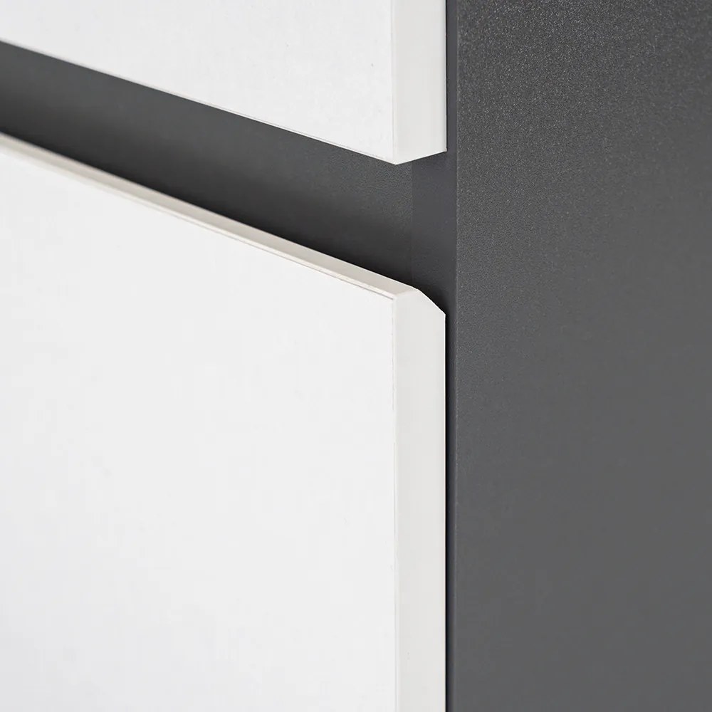 Vario Forte 60 alsó szekrény mosdóval antracit-fehér