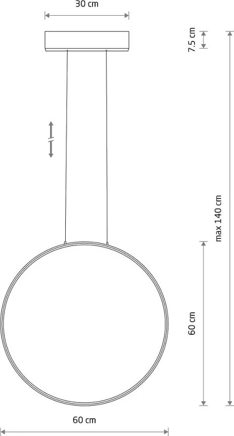 NOWODVORSKI 10811 CIRCOLO Modern Led Függesztett Lámpa LED IP20
