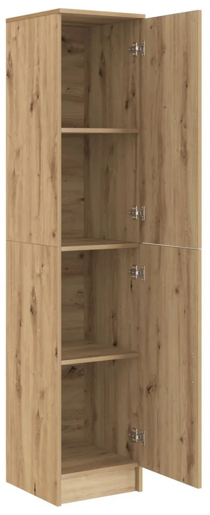 Magas Szekrény kézműves tölgy 35 x 39 x 168 cm Faanyag