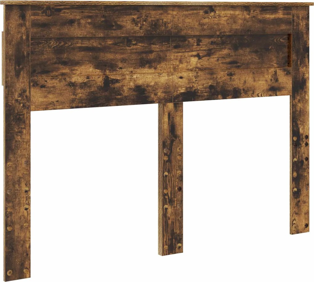 vidaXL Fejtámla Füstölt tölgy 140 cm Faanyag