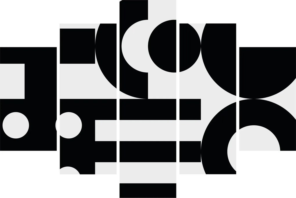 Kép - Geometriai absztrakció N⁰3 (150x105 cm)
