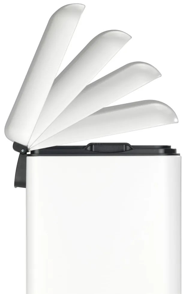 Fehér pedálos szemetes, 30 l - Wenko