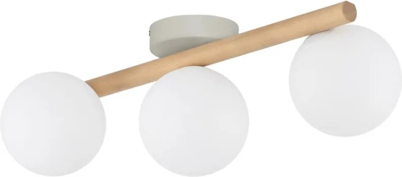 TK LIGHTING 5768 WSTERA Modern Mennyezeti Lámpa Fehér, Faipari G9 IP20