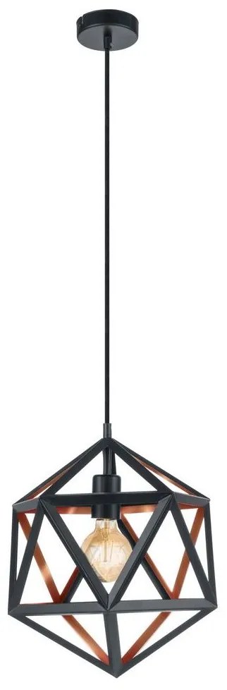 Eglo Eglo 43348 - Csillár zsinóron EMBLETON 1 1xE27/60W/230V EG43348