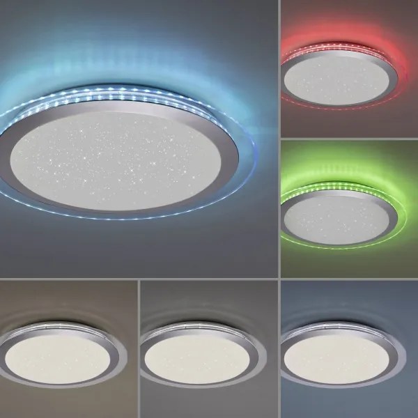 Leuchten Direkt 15411-2 - RGB LED dimm. mennyezeti lámpa CYBA 26W/230V +DO