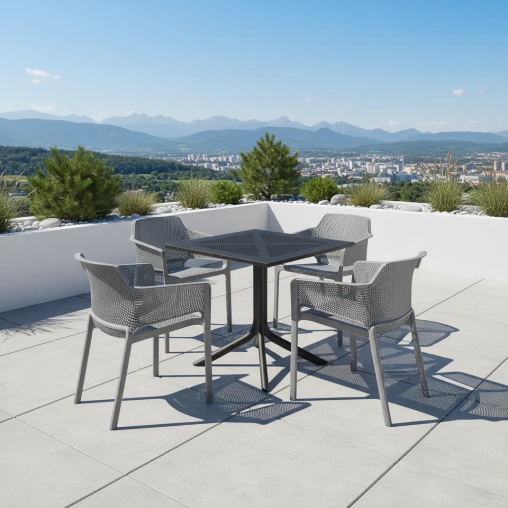 Rakásolható szék, szürke, LAVTON