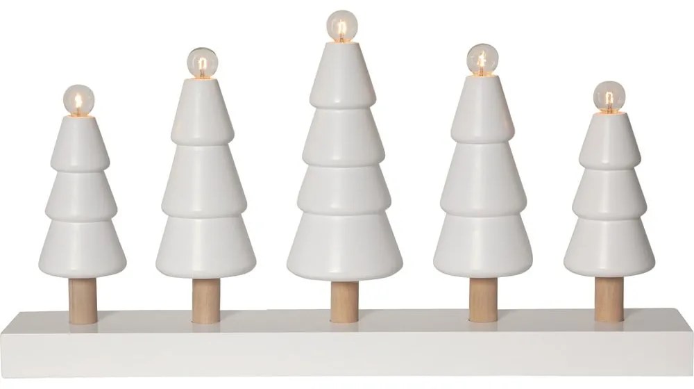 Fehér karácsonyi fénydekoráció Skog – Star Trading