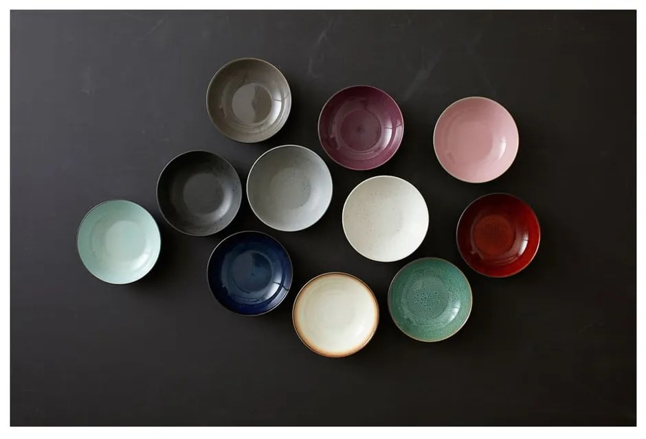 Zöld-fekete kőedény tálka 1 l Gastro Green/Black – Bitz