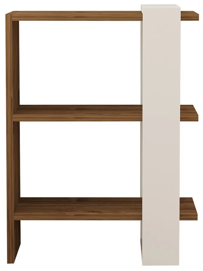 Könyvtár Gaye Walnut White