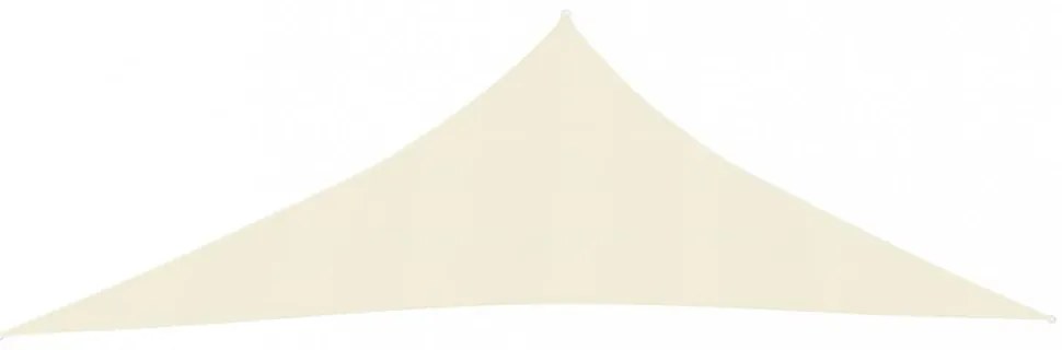 krémszínű HDPE napvitorla 160 g/m² 3 x 4 x 5 m