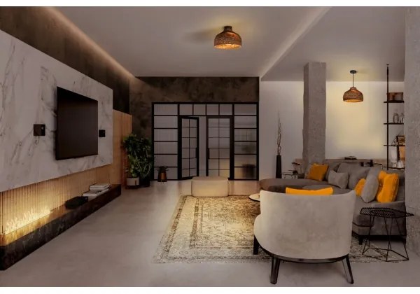 Ledvance - Mennyezeti lámpa DECOR CARDBOARD 1xE27/15W/230V átm. 36 cm