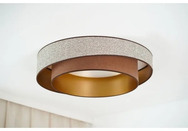 Brilagi - LED Dimmelhető lámpa VEGAS SHINE LED/24W/230V átm. 60 cm barna + távirányító