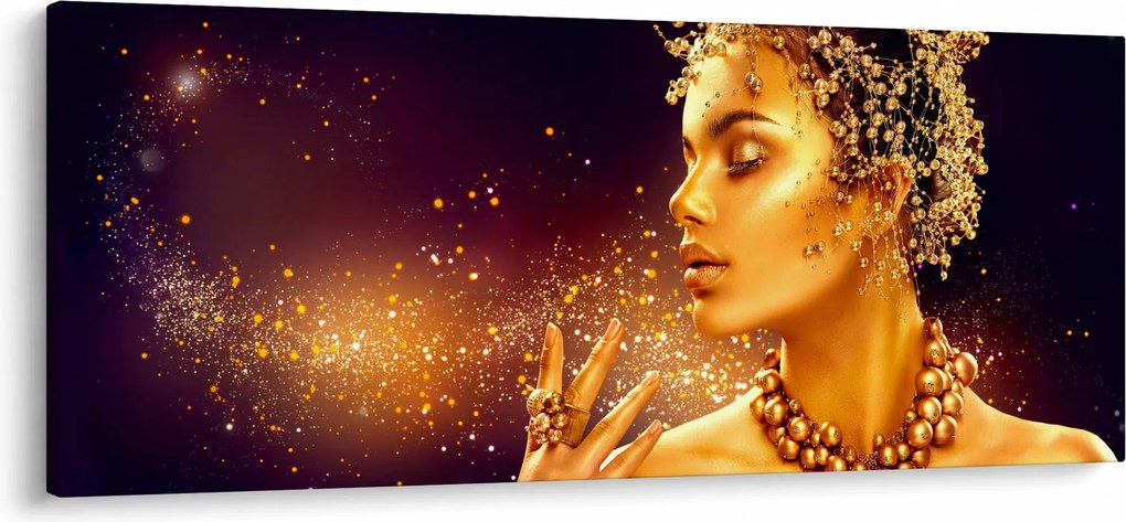 Kép - arany királynő (120x50 cm)
