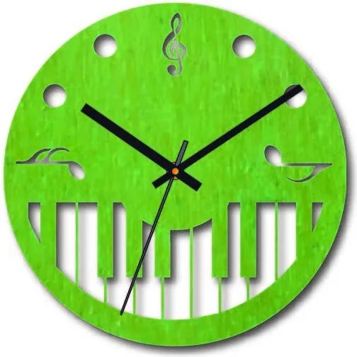 Wall Clock kotta és zongora - HORTO