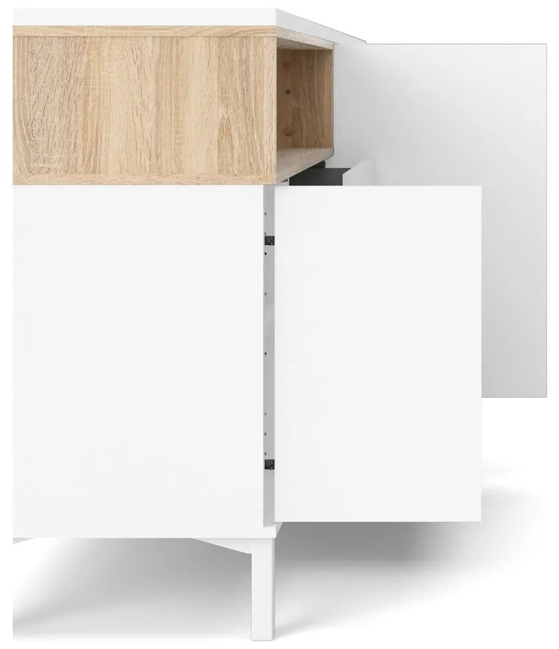 Fehér komód 176x90x49 cm Roomers – Tvilum