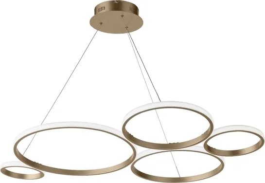 Ondaluce - LED dimmelhető kábelen függő csillár POIS LED/60W/230V aranyszínű