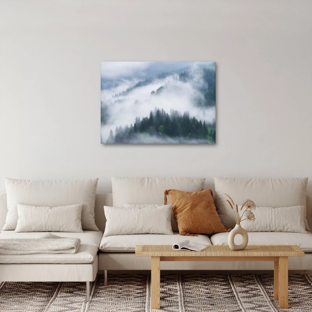 Kép - Fák a ködben (70x50 cm)