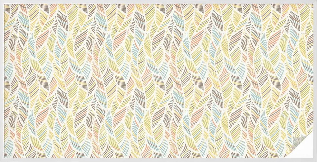 Ablakfólia Szélvédő Adatvédelem Szivárvány tollak 200x100 cm