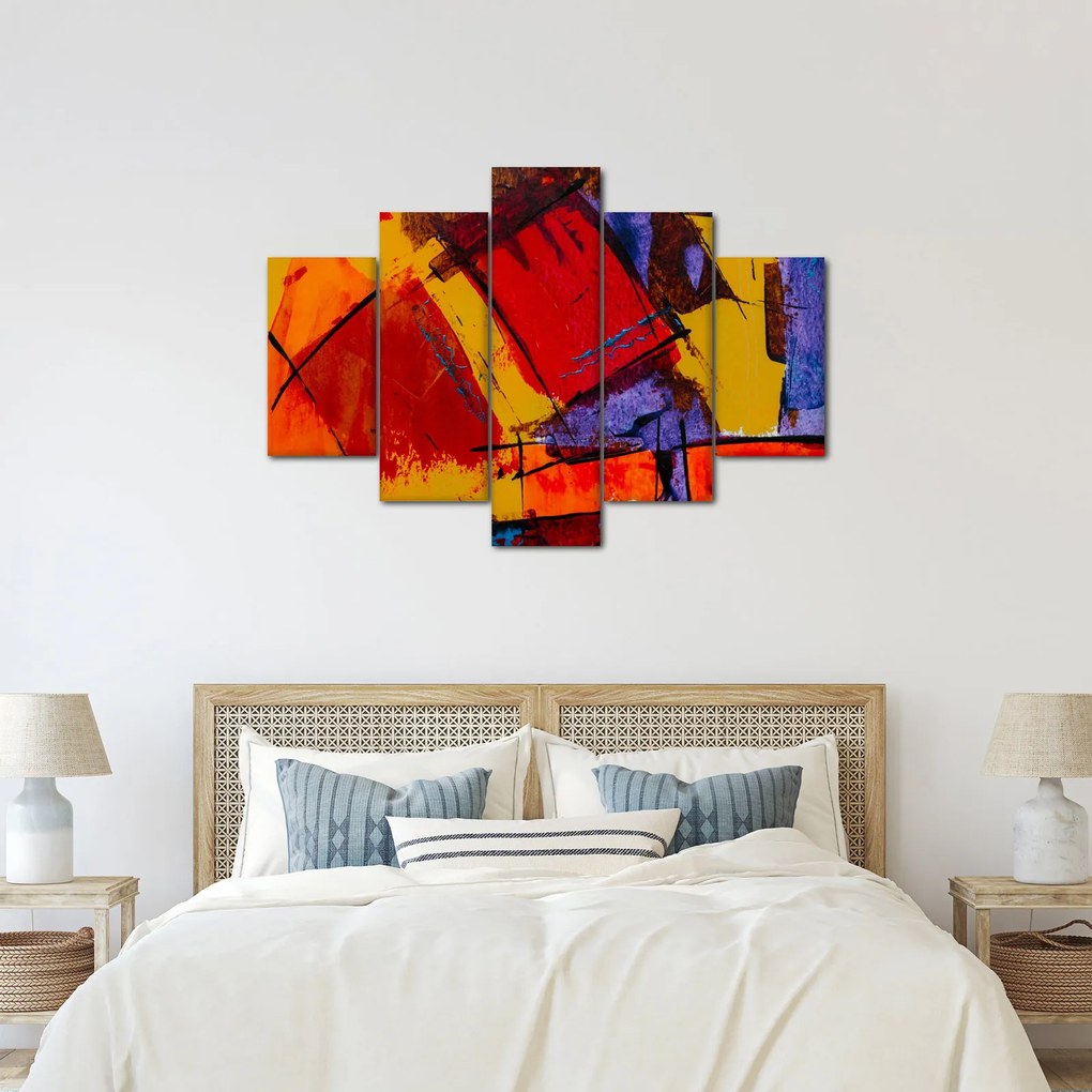 Absztrakciós kép (150x105 cm)