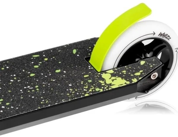 Lionelo - Gyermek roller WHIZZ fekete/fehér/sárga