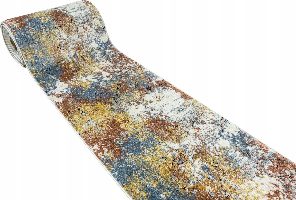 Futószőnyeg Shaggy Puha Többszínű 100cm Széles Méteráru Mezítlábas Nappaliba