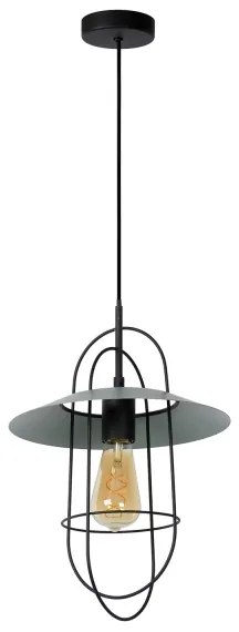 Lucide 74309/01/37 - Csillár zsinóron MASSON 1xE27/40W/230V türkiz