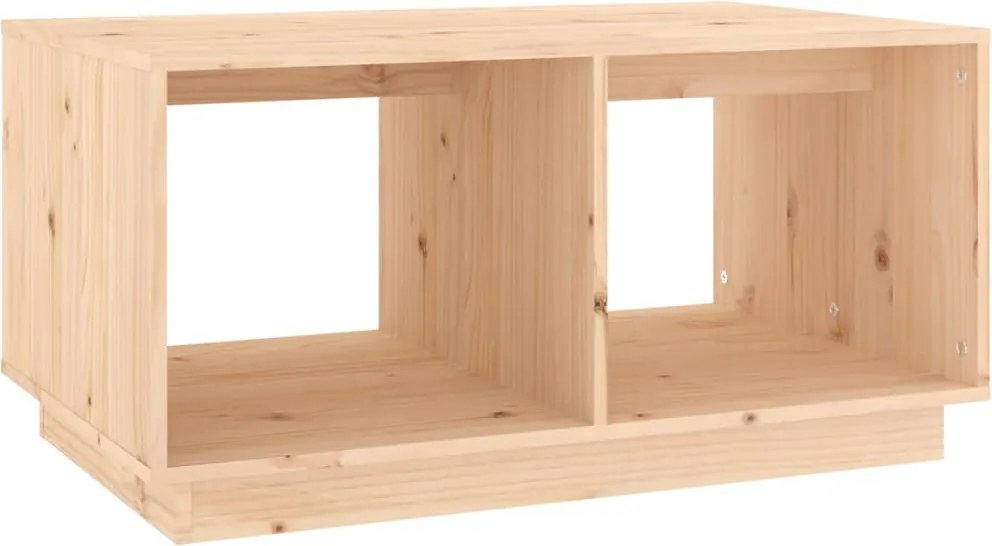 vidaXL tömör fenyőfa dohányzóasztal 80 x 50 x 40 cm
