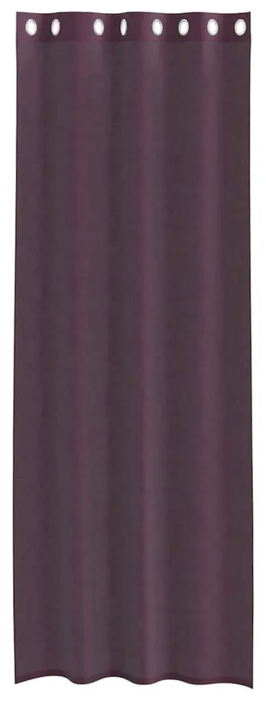 2 db lila fátyolfüggönyök rojtokkal 140x260 cm