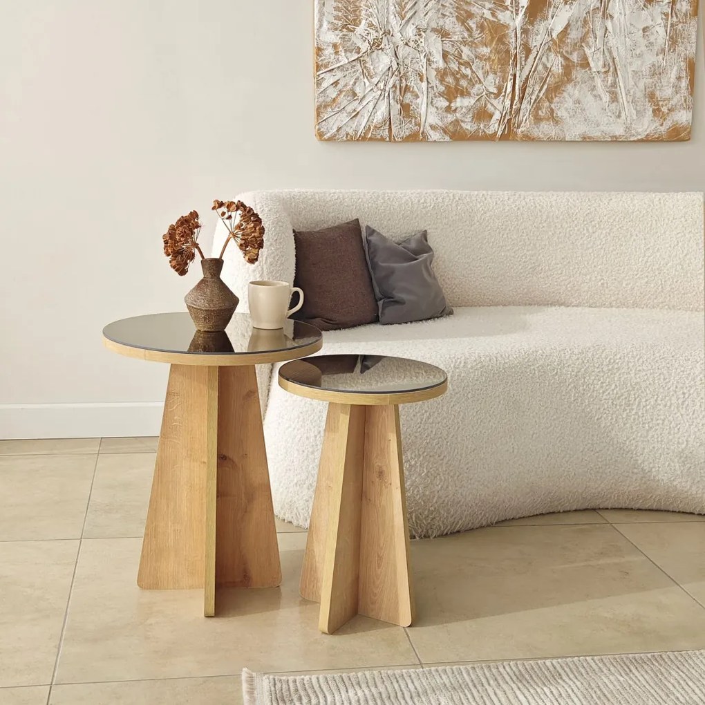 Luna - Bronze, Sapphire Oak